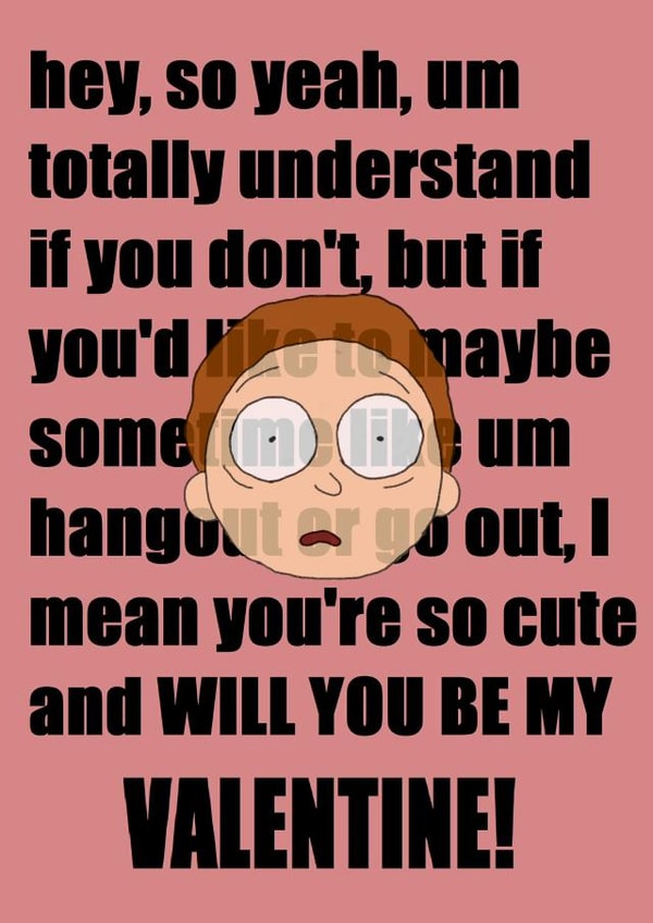 Nervous Morty Valentine created by Possco