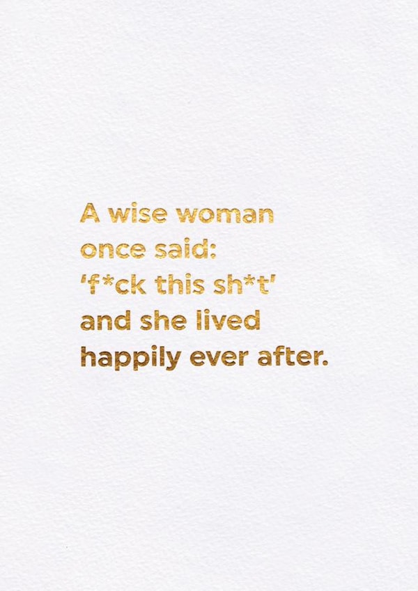 A Wise Women Birthday Card created by Brainbox Candy