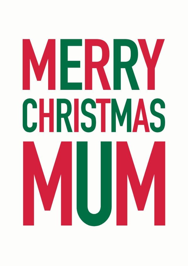 Merry Christmas Mum Card created by Studio 9