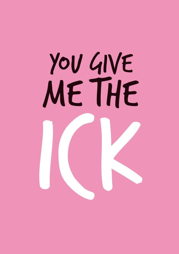 Say it with this straight to the point greeting created by Superlush Cards