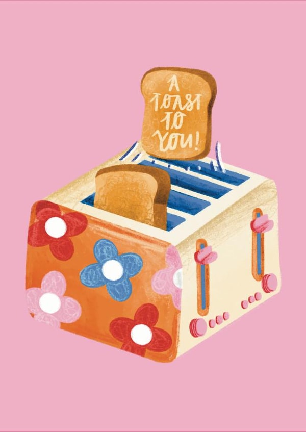 A Toast To You Card created by Hope Bullen