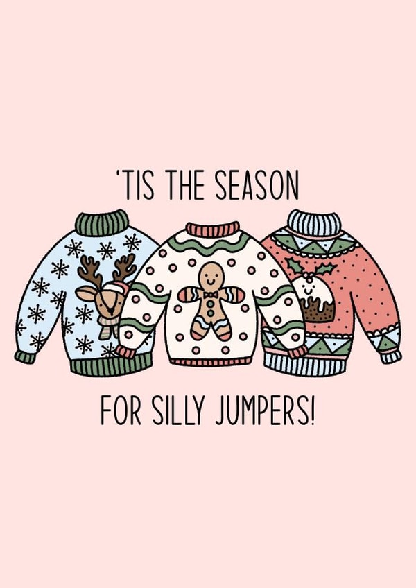 Christmas jumpers, cute, festive jumpers, merry Christmas, happy holidays, cute created by By Emma Dearling