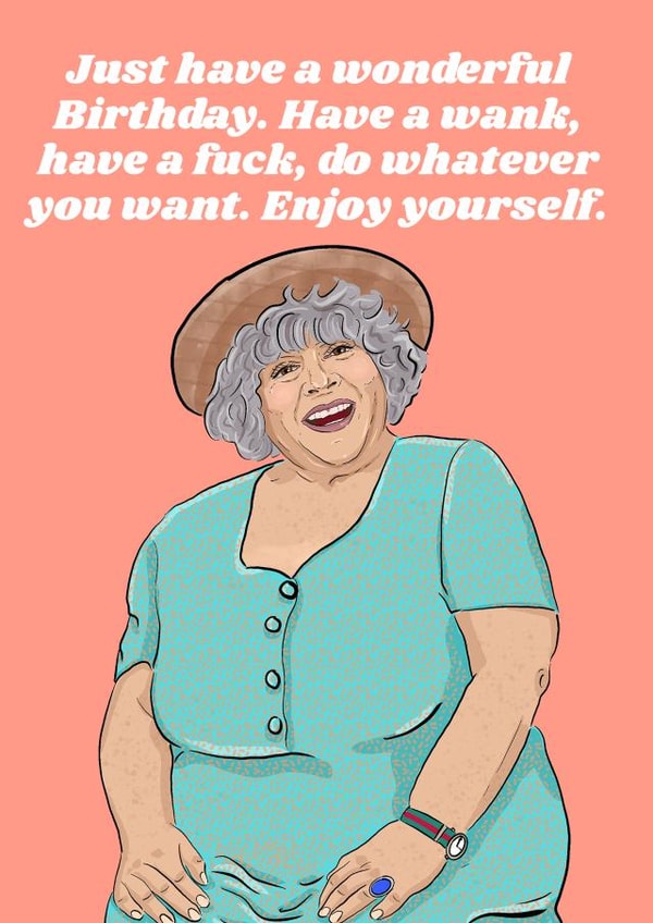 Miriam Margolyes created by The Queer Store