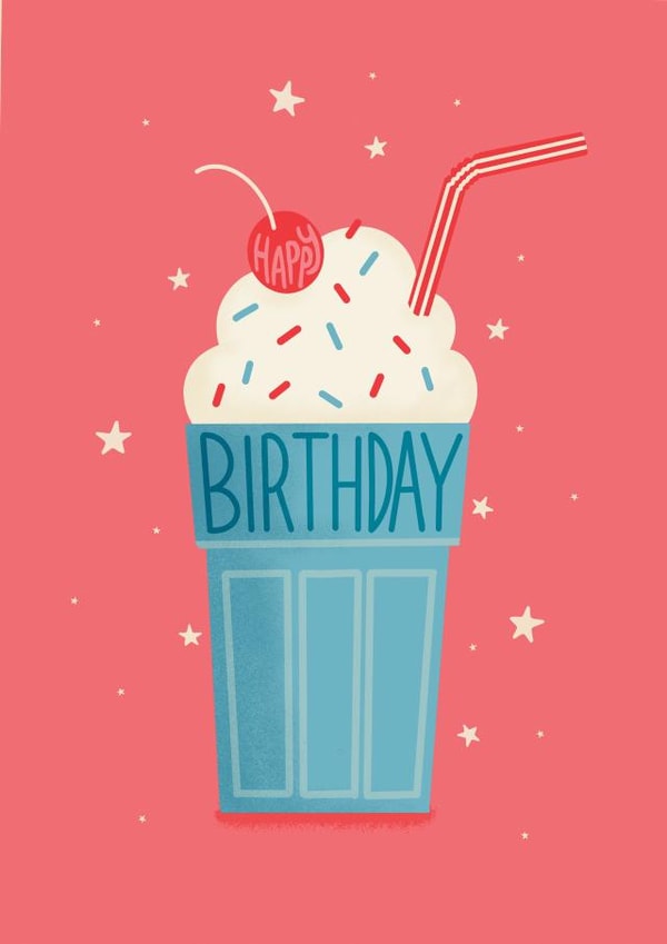 Birthday Milkshake created by Rock Paper Scissors