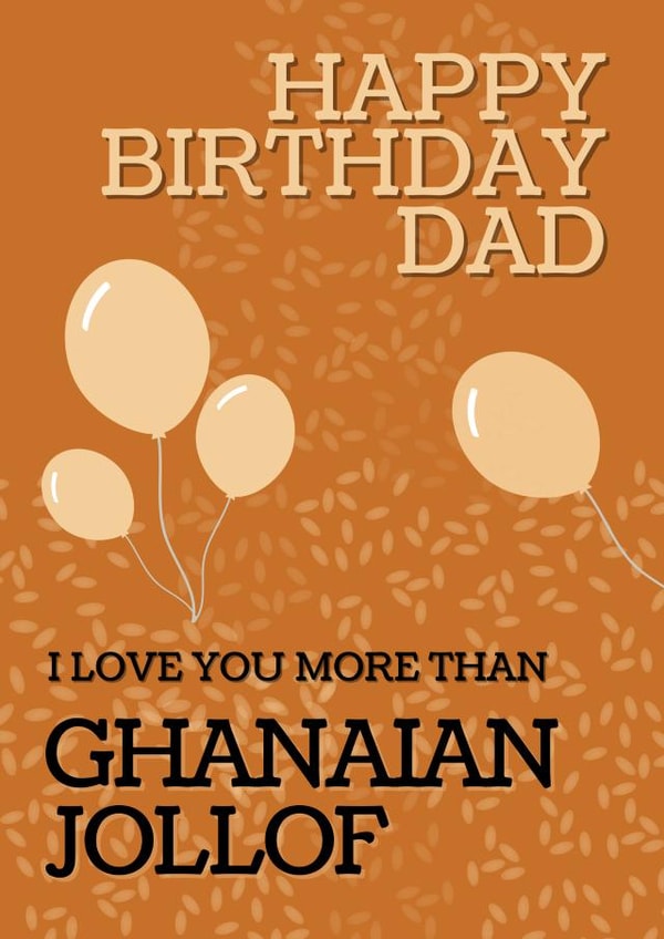 Jollof Rice Birthday Series 1000 created by Crafted By Mandy