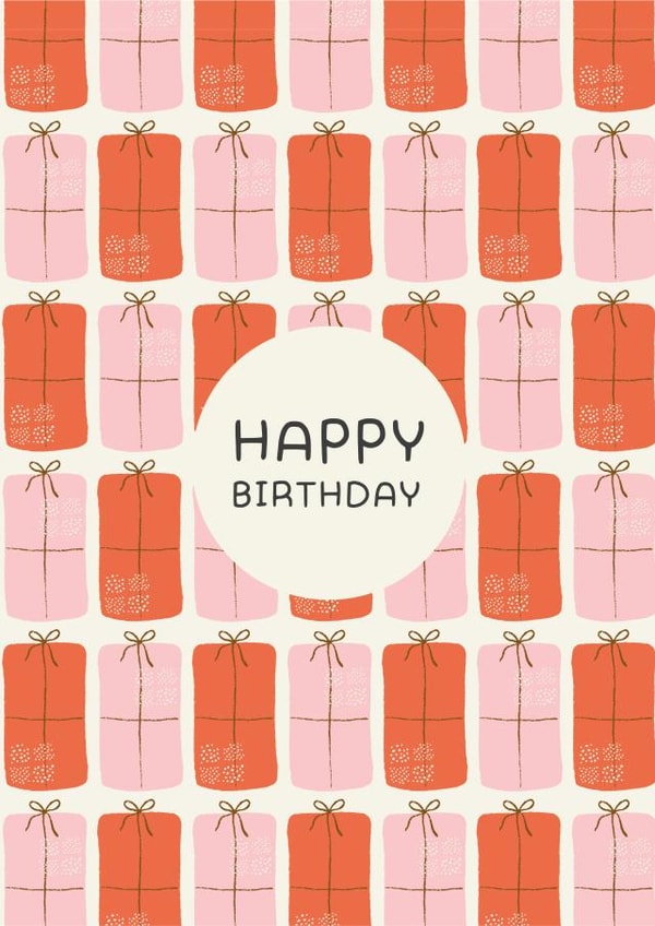 Fun Birthday Card - Presents - Ribbons created by kamipi