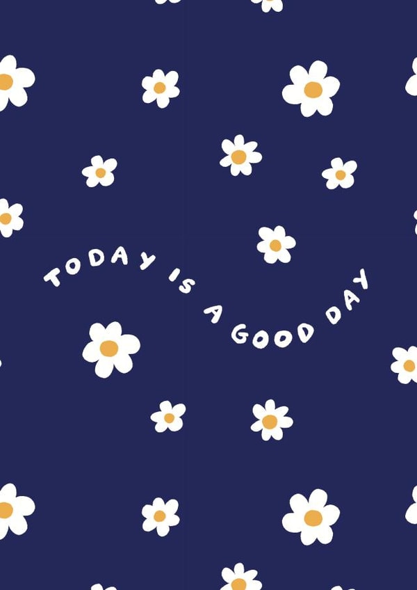 Uplifting daisy card - today is a good day created by Vicky Hughes