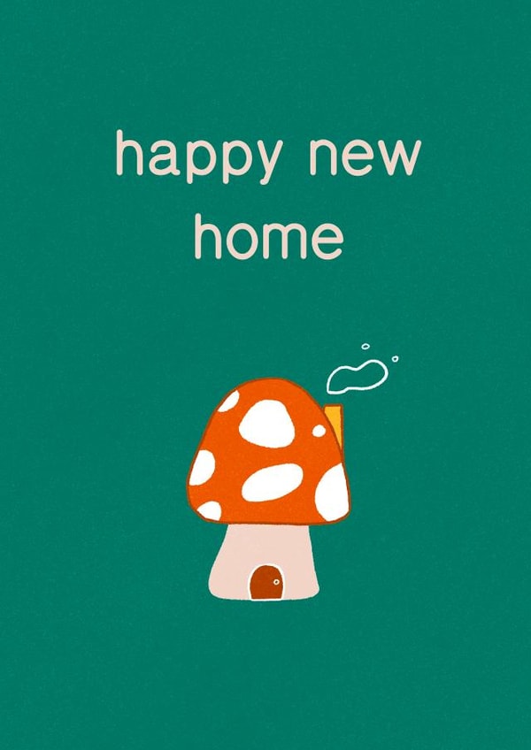 Happy new toadstool home created by Vicky Hughes