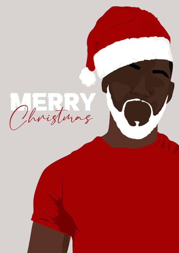 Black father Chritsmas created by Gyloillustrations