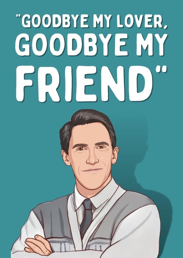 Uncle Bryn leaving card created by Original Fox Cards