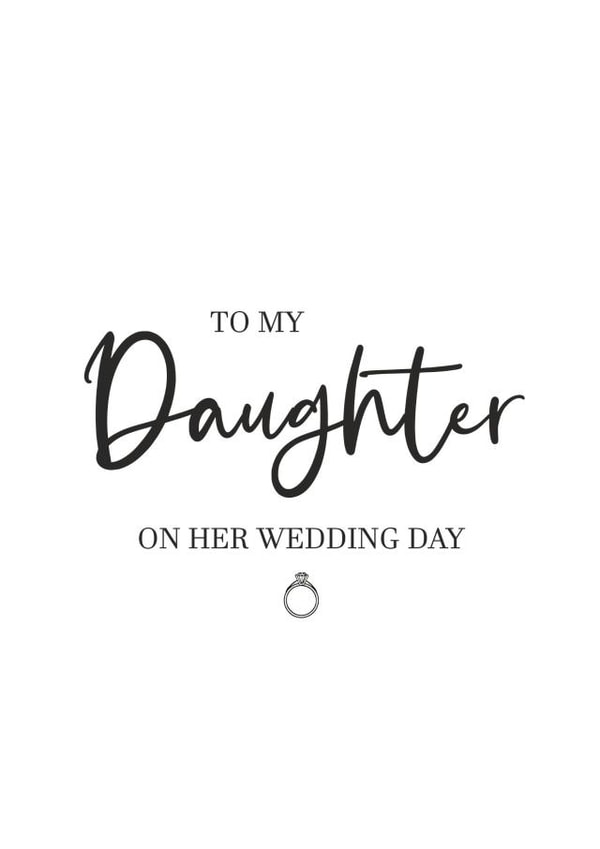 Daughter wedding day created by Totally Mailed It