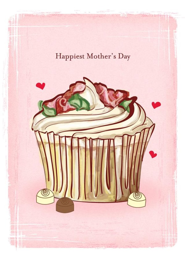 Happy Mother's Day Cupcake Card created by Cindy Cheung
