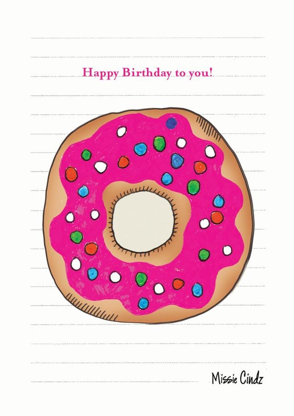 Happy Donut Birthday to You Card created by Cindy Cheung