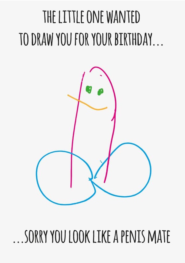 funny birthday card 1001 created by Nathan Cooper