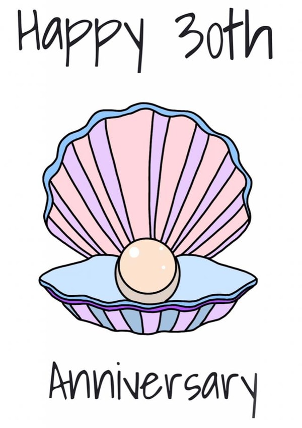 30th wedding anniversary card created by AKCreativeFinds