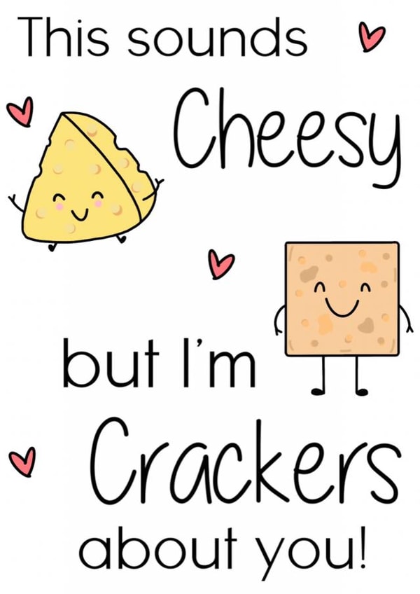 Cheesy anniversary card created by AKCreativeFinds