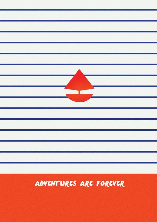 Sail Away Adventures Greeting Card created by Cindy Cheung