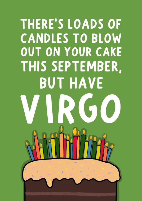 Happy September birthday, Virgo created by Pickled Prints