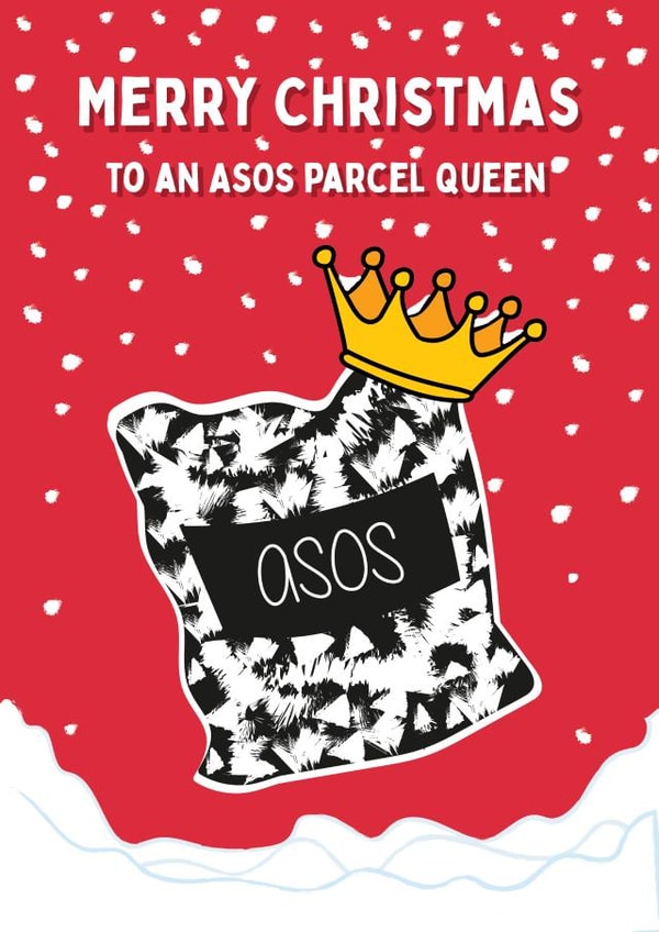 Merry Christmas To An ASOS Parcel Queen created by @Laura Lonsdale Designs