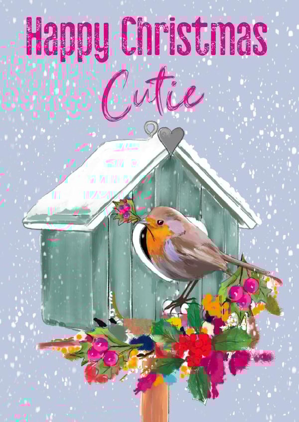 Happy Christmas Cutie created by Leanne Mullen