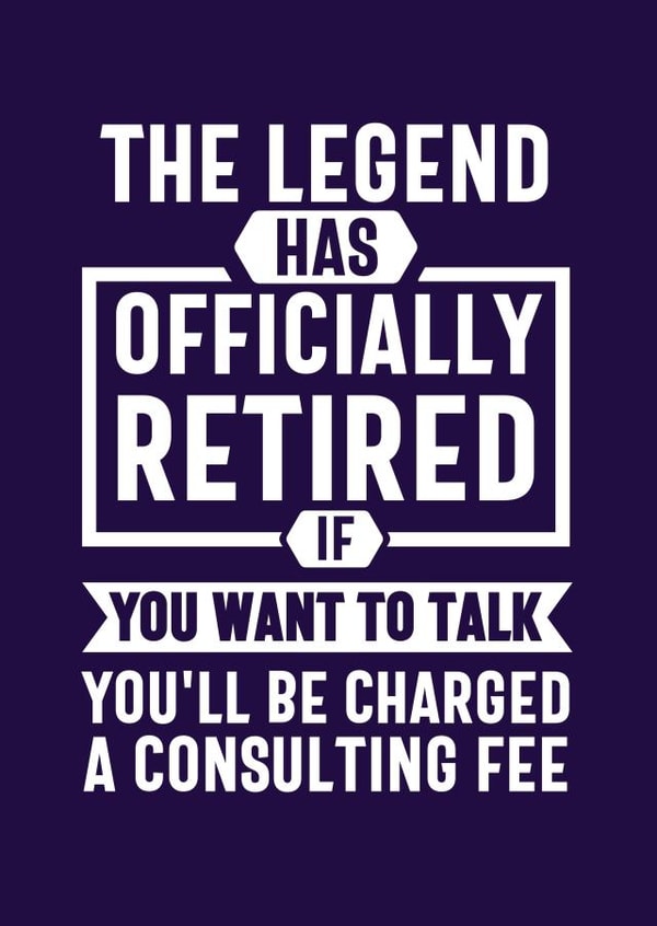 the legend Has Officially Retired created by TIMLSET