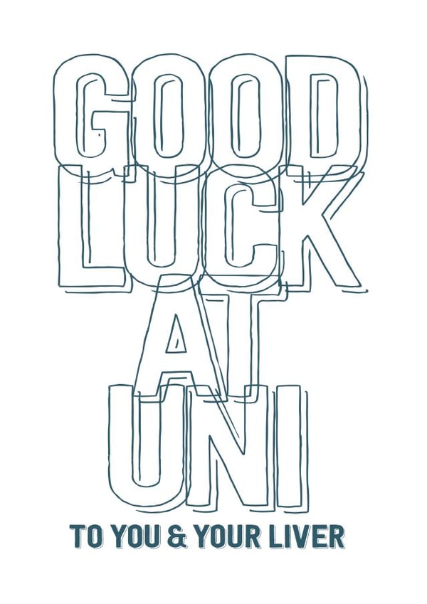 Good luck at Uni to you and your liver created by FurzePrints