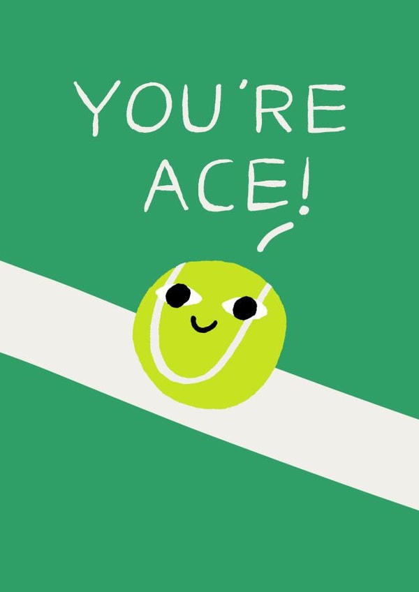 You're Ace Thank You Card created by JOLLY AWESOME