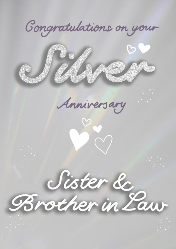 Happy Silver Anniversary Sister & Brother in Law! created by @MarcoLooks