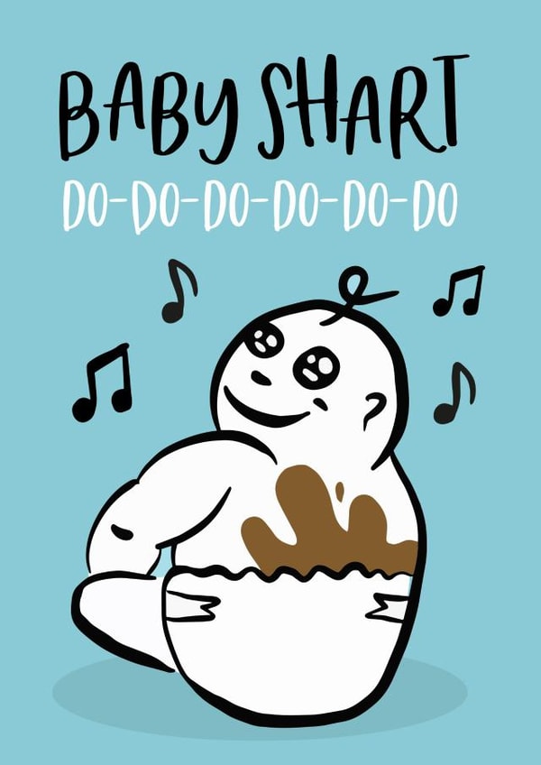 Baby Shart Card created by Woody's Design