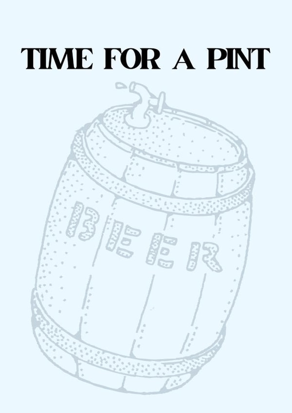 Grab A Beer Soon Card created by Luke Morgan