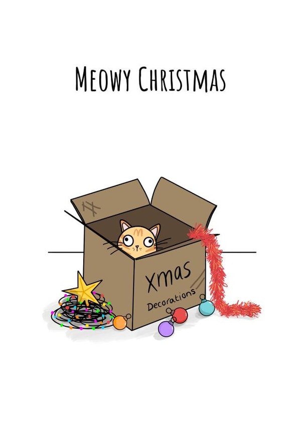 Meowy Christmas created by Send Salutations