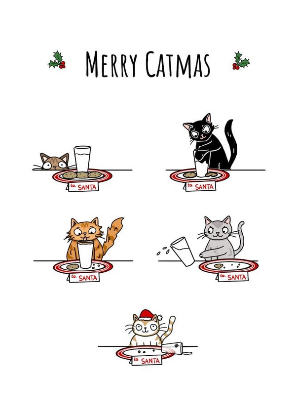 Merry Catmas created by Send Salutations