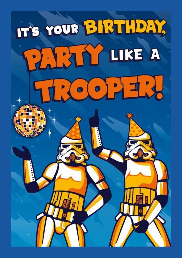 Stormtrooper Party Like a Trooper Birthday created by Cardology