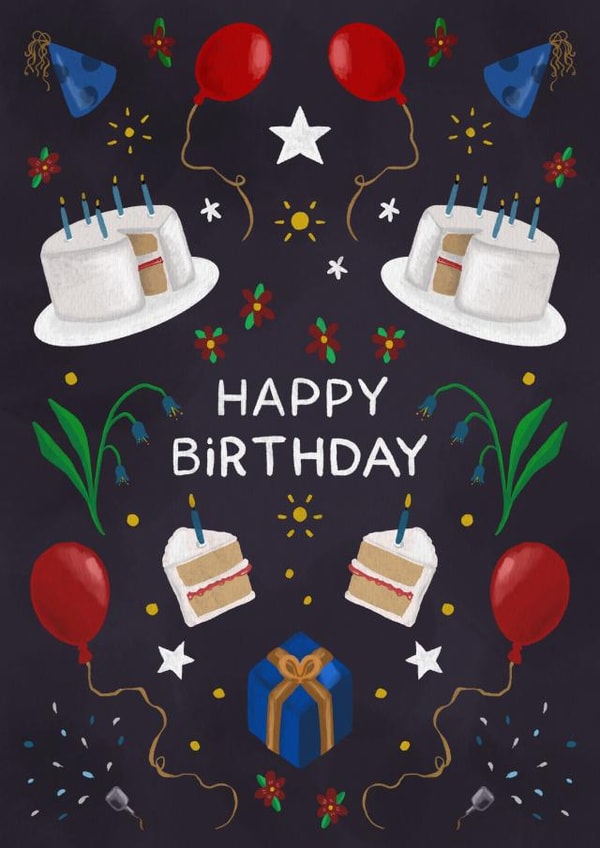 You can’t have a happy birthday without cake! created by Art by Reebee