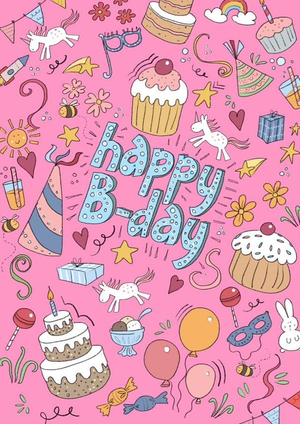 Happy Birthday created by Leah Rowe