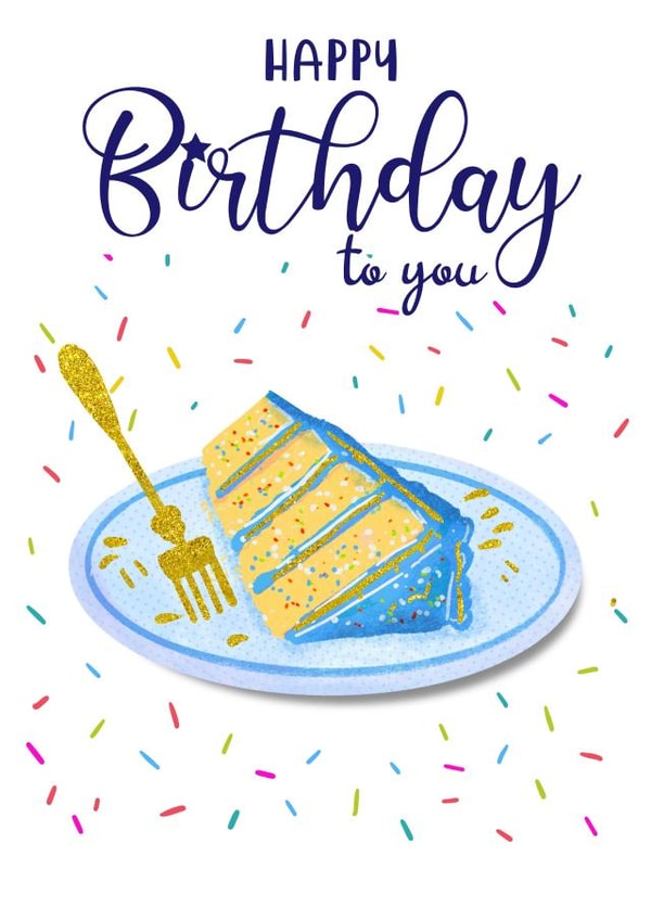 Birthday Cake card created by The Arty Apples Limited