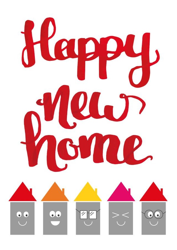 Happy New Home Card created by Hot Fresh Bright by Millie Attwater