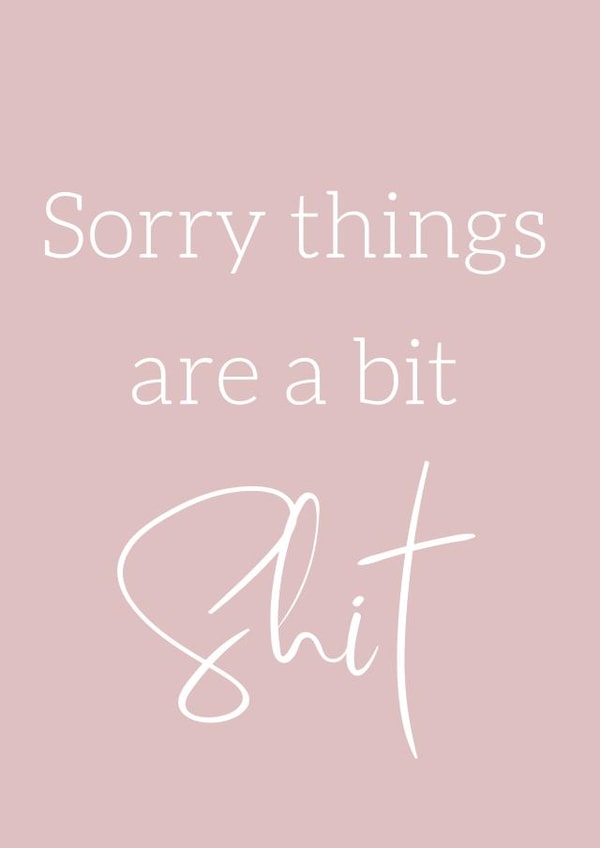 Shit time card created by @Little Gifts Suffolk