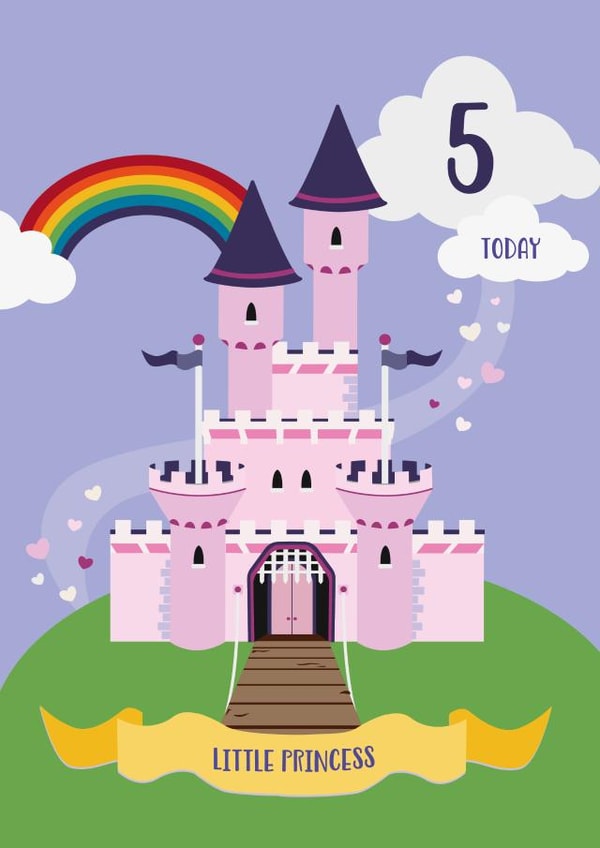 5 Today - Little Princess Fairy-tale Castle created by Roger Bear Designs