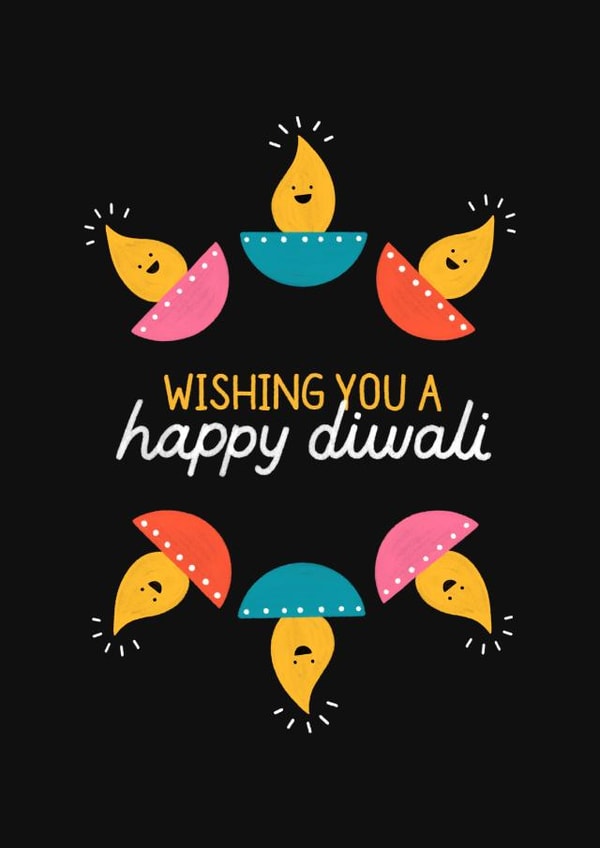 Cute Diwali Card for your family and friends created by ItsJessica