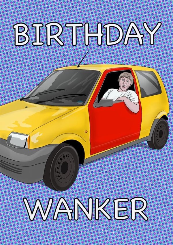 Inbetweeners birthday card created by C.W ILLUSTRATIONS 