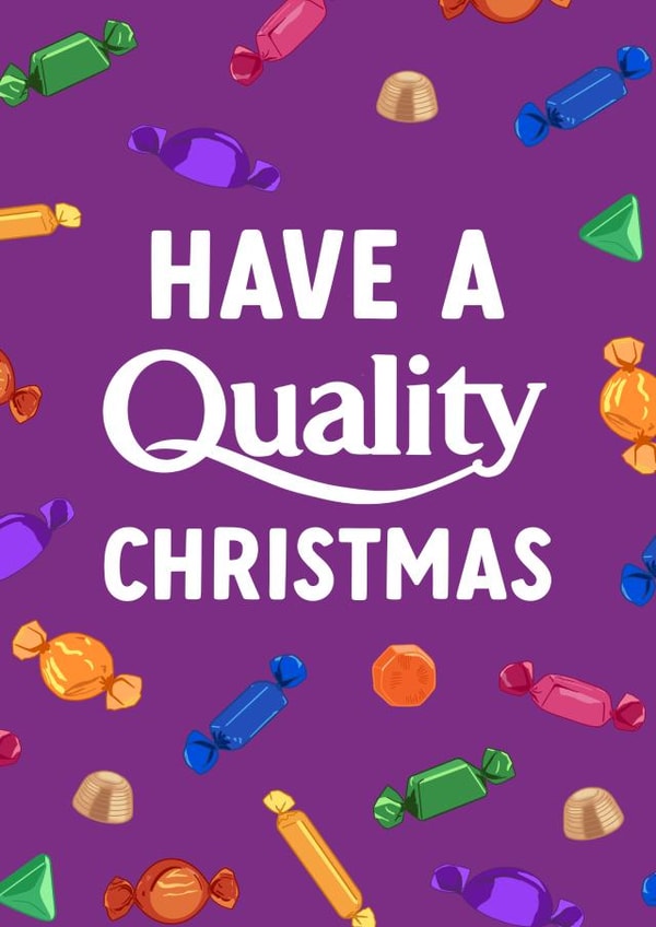 Funny Christmas Chocolates Card created by The Cake Thief