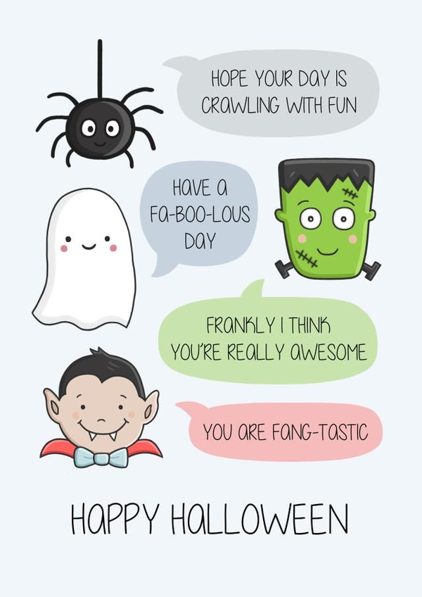 Funny Halloween Puns created by Creaternet