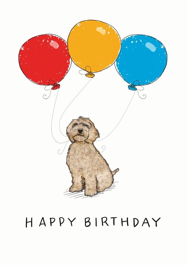 Cute Birthday Card for the Cockapoo lover in your life created by Have a Gander