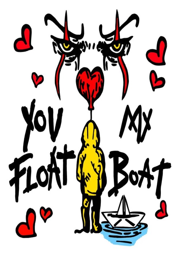 Alternative Card to show your love to someone special - Pennywise -Float my Boat created by Sister Resin Crafts designs