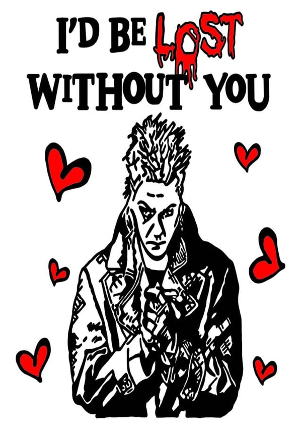 Alternative card for someone special - Lost Boys - I'd be lost without you created by Sister Resin Crafts designs