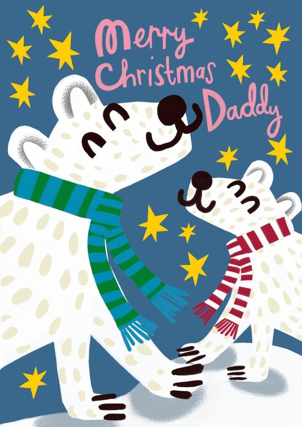 Cute Polar Bears For Daddy-Merry Christmas wishes created by @AimeeStevens.Design