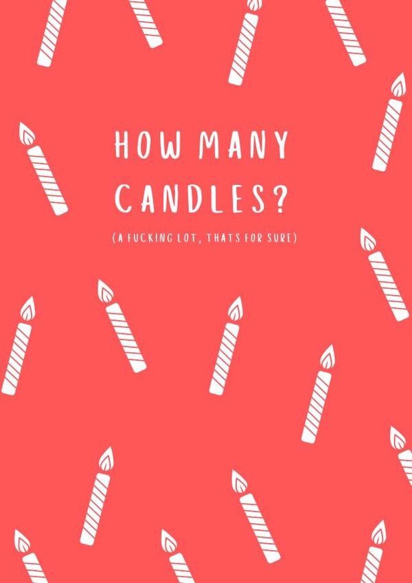 How Many Candles? Birthday Card created by Lynsey Grant