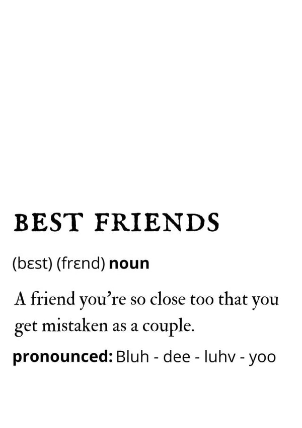 Bloody love you best friends card created by original fox designs