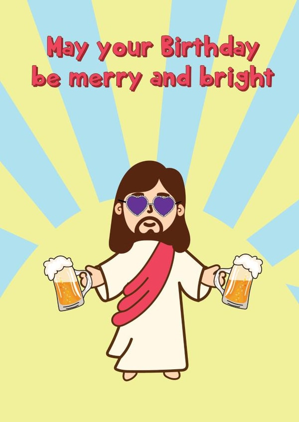 Have A Merry And Bright Birthday - December Birthday Card created by @Laura Lonsdale Designs